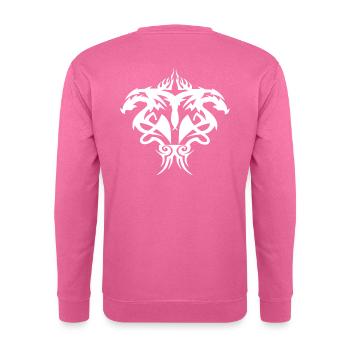 Tribal Tattoo , Kelten Symbol, shirt - Unisex Pullover - Pink - Hinten