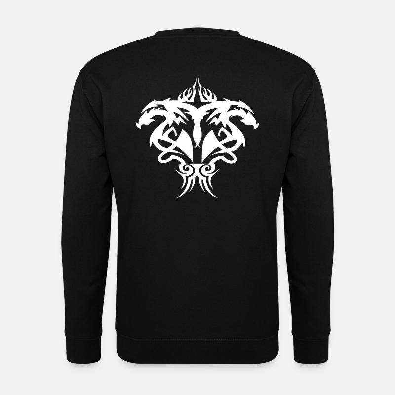 Tribal Tattoo , Kelten Symbol, shirt - Unisex Pullover - Schwarz