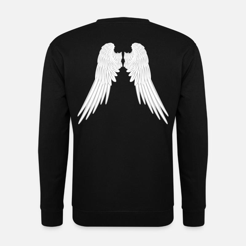 Engel Flügel Engelsflügel Schutzengel Engelflügel - Unisex Pullover - Schwarz