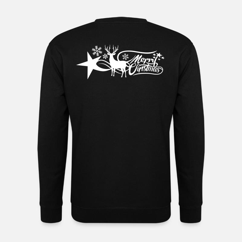 merry-christmas - Unisex Pullover - Schwarz