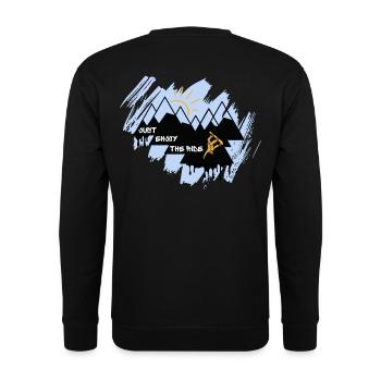 Profitez simplement de la balade - Snowboarder - Sweat-shirt Unisexe - noir - Dos - Alina (178cm)