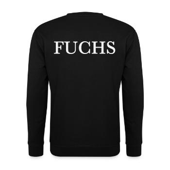 fox - Unisex Sweatshirt - black - Back - Alina (178cm)