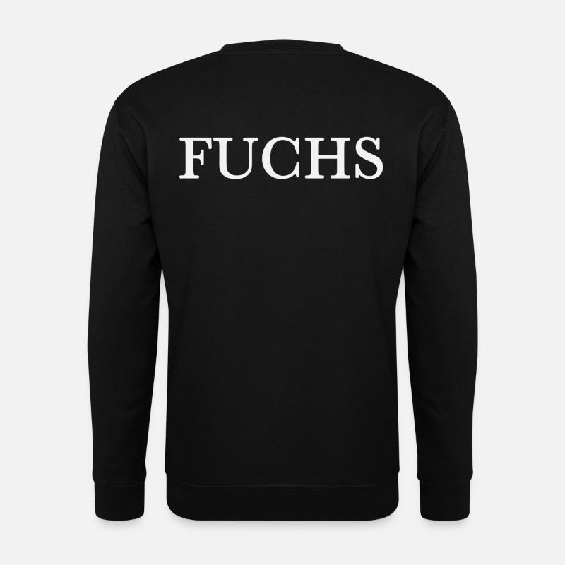 FUCHS - Unisex Pullover - Schwarz