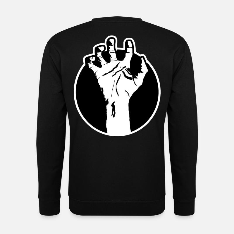 Zombie hand logo - Unisex Sweatshirt - black