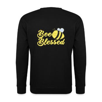 Christian Motif Children's Baptism - Unisex Sweatshirt - black - Back - Alina (178cm)