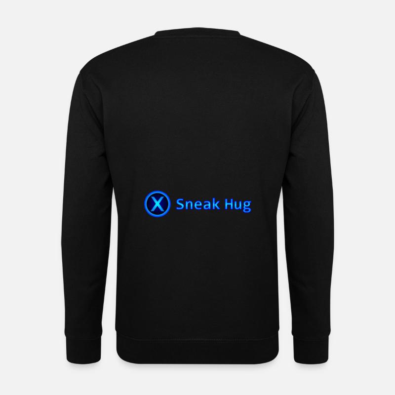 Sneak Hug / Überraschungs-Umarmung - Unisex Pullover - Schwarz