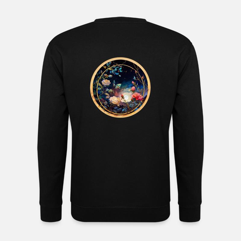 Rose - Unisex Sweatshirt - black