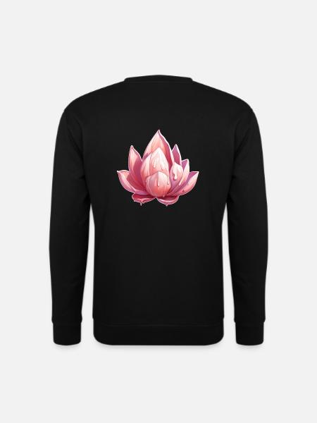 Lotusblüte - Unisex Pullover - Schwarz