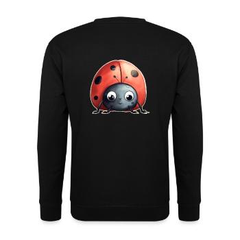 Ladybird - Unisex Sweatshirt - black - Back - Alina (178cm)