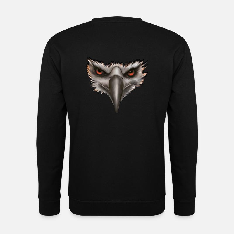 Cadeau Eagle Eagle Head - Sweat-shirt Unisexe - noir