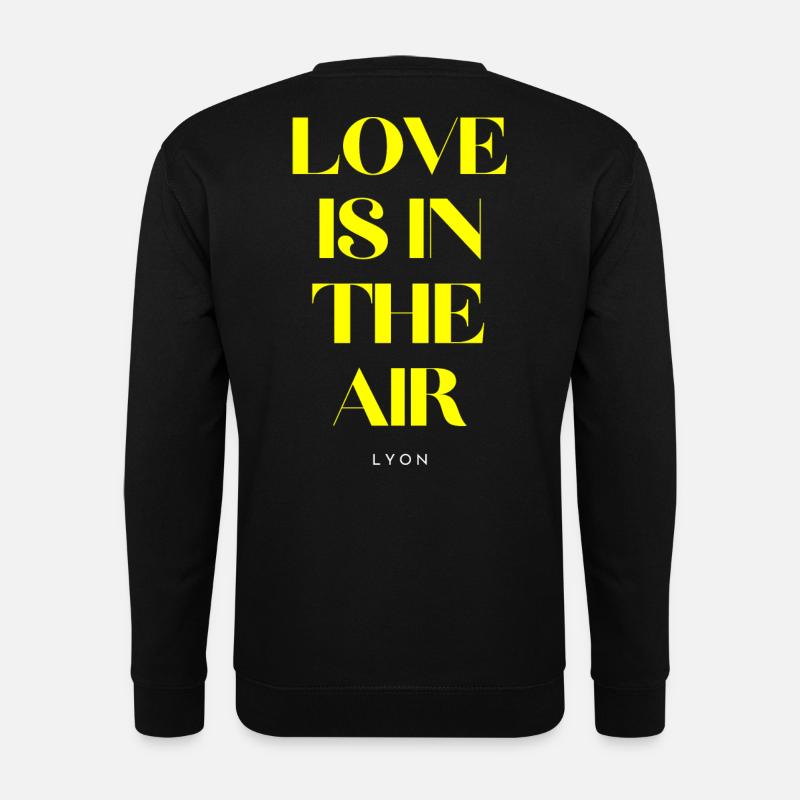 Love is in the air - Unisex Sweatshirt - black