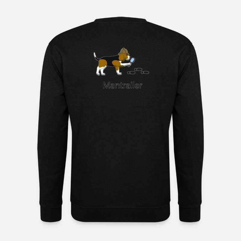 Mantrailing Beagle - Sweat-shirt Unisexe - noir