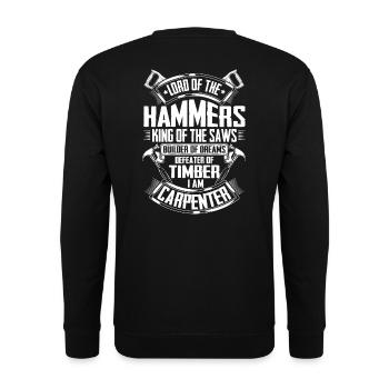 Zimmerer charpentier charpentier charpentier charpentier - Sweat-shirt Unisexe - noir - Dos - Alina (178cm)