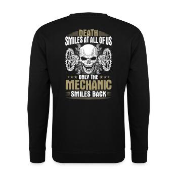 Mechanic Mechanic Mechanic Screwdriver - Unisex Sweatshirt - black - Back - Alina (178cm)