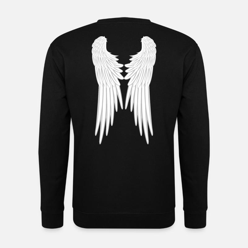 Ailes d'anges - Sweat-shirt Unisexe - noir