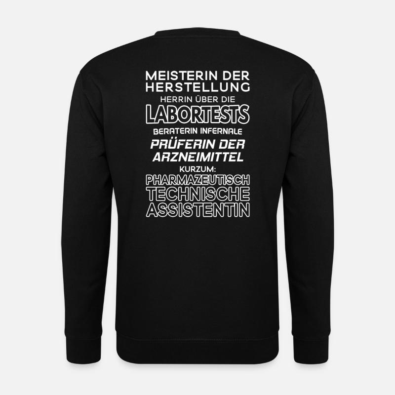 Pharmazeutisch-technische Assistentin/PTA - Unisex Pullover - Schwarz