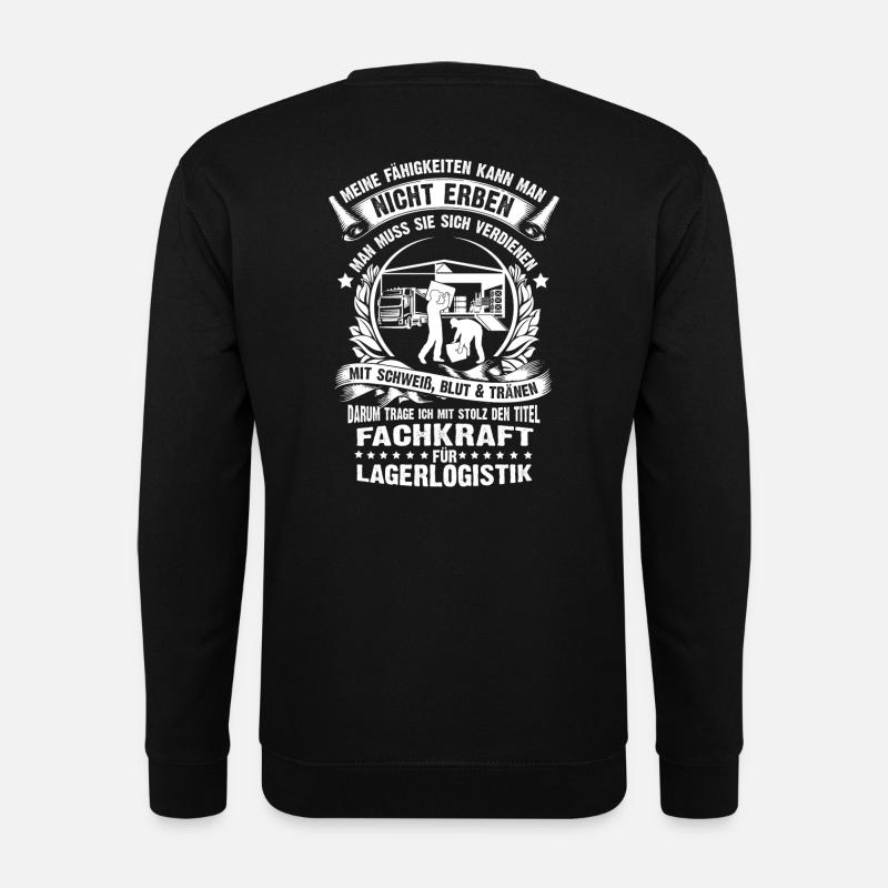 Fachkraft für Lagerlogistik/Lagerarbeiter/Lager - Unisex Pullover - Schwarz