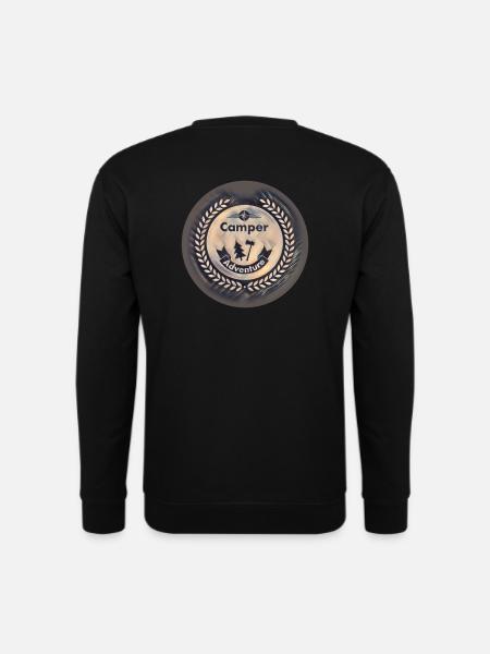 Camper Adventure - Unisex Pullover - Schwarz