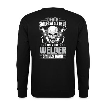 Soudeur Soudeur Soudeur Welder Cadeau - Sweat-shirt Unisexe - noir - Dos - Alina (178cm)