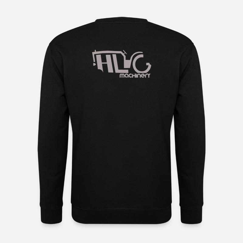 HLG machinery Gray - Unisex Sweatshirt - black