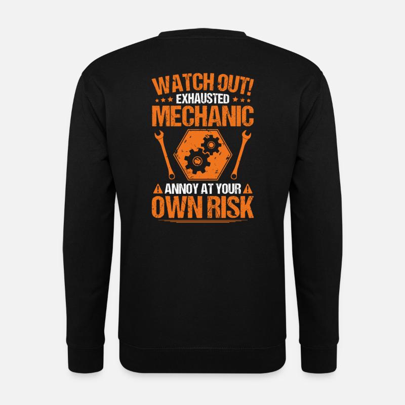 Mechanic mechanic mechanics screwdriver - Unisex Sweatshirt - black