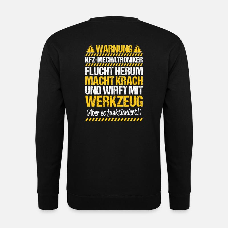 Mécatronique automobile Mécatronique automobile - Sweat-shirt Unisexe - noir