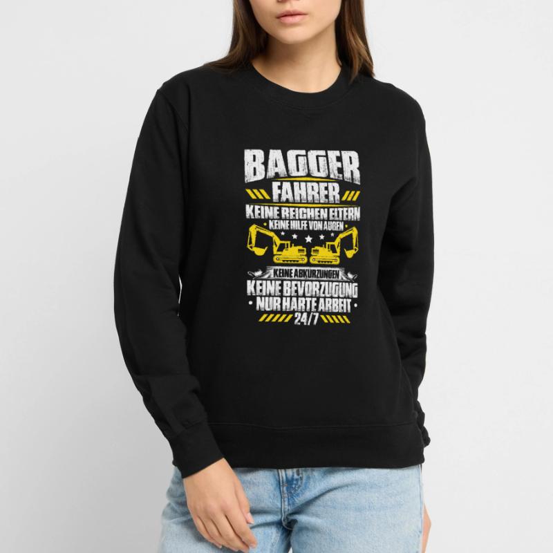 Baggerfahrer Baggerführer Baugeräteführer Bagger Unisex Pullover