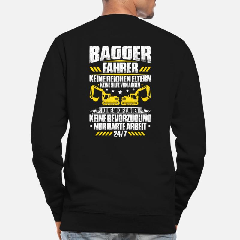 Baggerfahrer Baggerführer Baugeräteführer Bagger Unisex Pullover