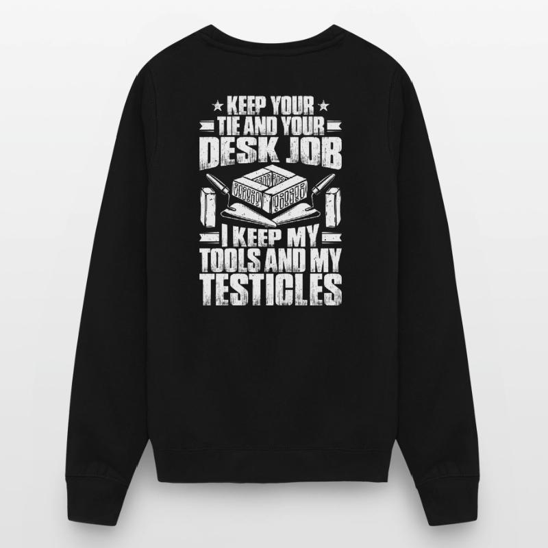 Bricklayer construction worker building site masonry bricklayer Unisex Sweatshirt