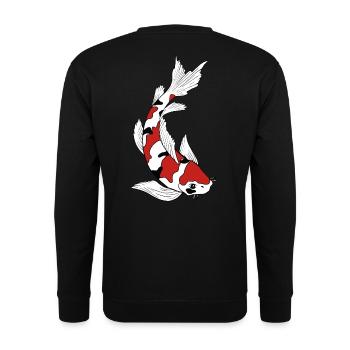Carpe Koi - Sweat-shirt Unisexe - noir - Dos - Alina (178cm)