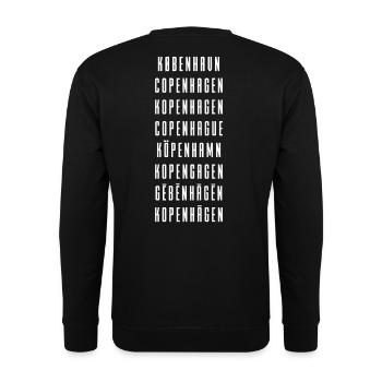 copenhagen - Unisex Sweatshirt - black - Back - Alina (178cm)