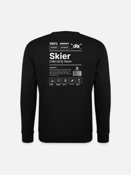 Skier Lifestyle - Unisex Sweatshirt - black