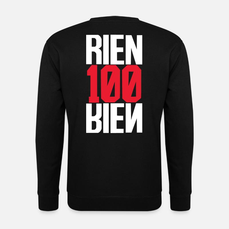 RIEN 100 RIEN - JCVD jul - Sweat-shirt Unisexe - noir