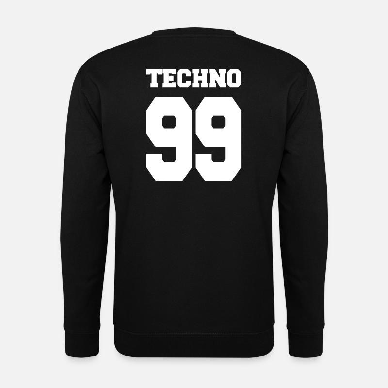 Techno 99 - Unisex Pullover - Schwarz