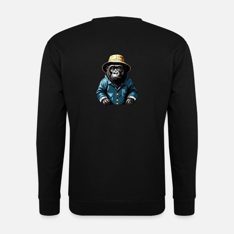 Gorilla Regenjacke - Unisex Pullover - Schwarz
