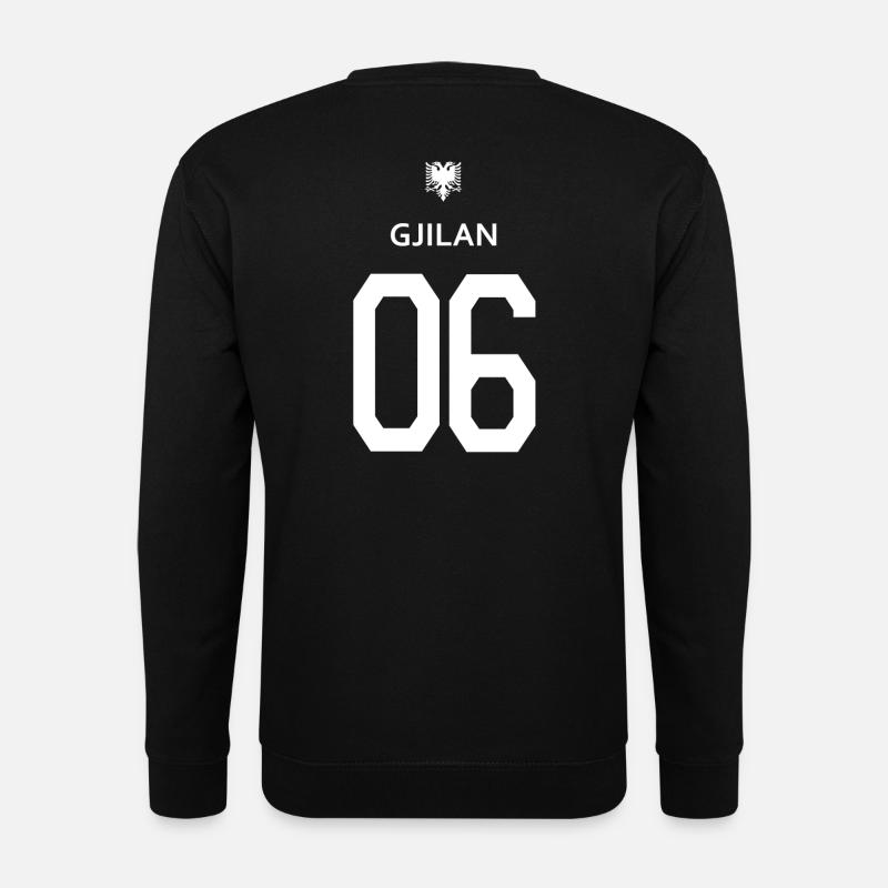 Albanische T-Shirt Gjilan 06 Adler albania eagle - Unisex Pullover - Schwarz