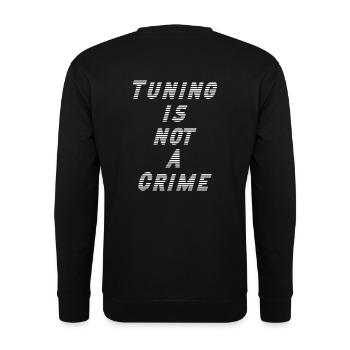 Le tuning n’est pas un crime - Sweat-shirt Unisexe - noir - Dos - Michal (187cm)