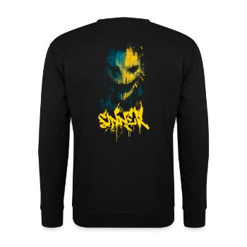 Sinner - Unisex Sweatshirt - black - Back - Alina (178cm)