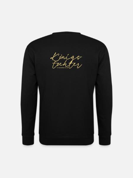 königstochter gold by csDesign - Unisex Pullover - Schwarz