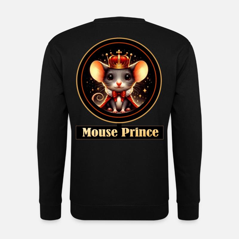 Mouse Prince King Magic - Unisex Sweatshirt - black