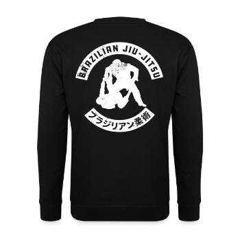 BJJ Brazilian Jiu-Jitsu - Unisex Sweatshirt - black - Back - Alina (178cm)
