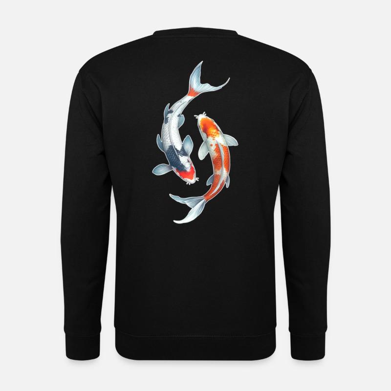 Koi Carp - Unisex Sweatshirt - black