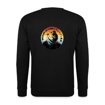 Brazilian Jiu-Jitsu - Unisex Pullover - Schwarz - Hinten - Alina (178cm)