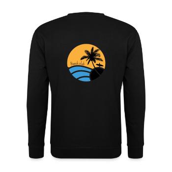 Club de plage - Sweat-shirt Unisexe - noir - Dos - Alina (178cm)