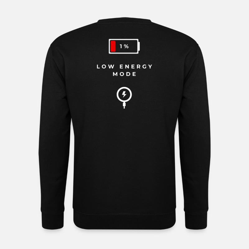 Graphismes en mode basse énergie - Sweat-shirt Unisexe - noir