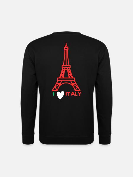 Ich liebe Italien - Unisex Pullover - Schwarz