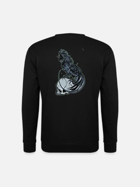 // Angry Rooster - Unisex Sweatshirt - black