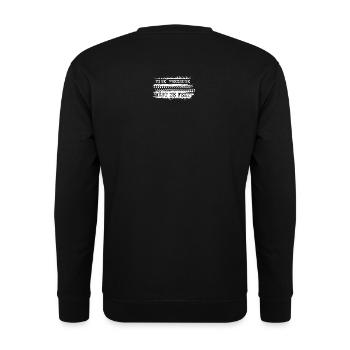 wheel profile track tire pressure cyclist funny funny - Unisex Sweatshirt - black - Back - Alina (178cm)