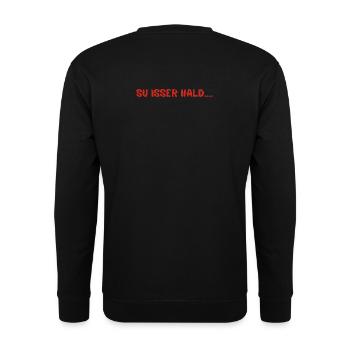 Su isser hald - Unisex Pullover - Schwarz - Hinten - Alina (178cm)