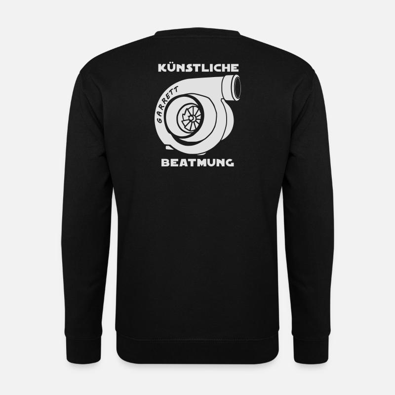 kuenstlBeatmung Turbolader - Unisex Pullover - Schwarz